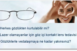 Gözlükten Kurtulmada En Güncel 5 Yöntem